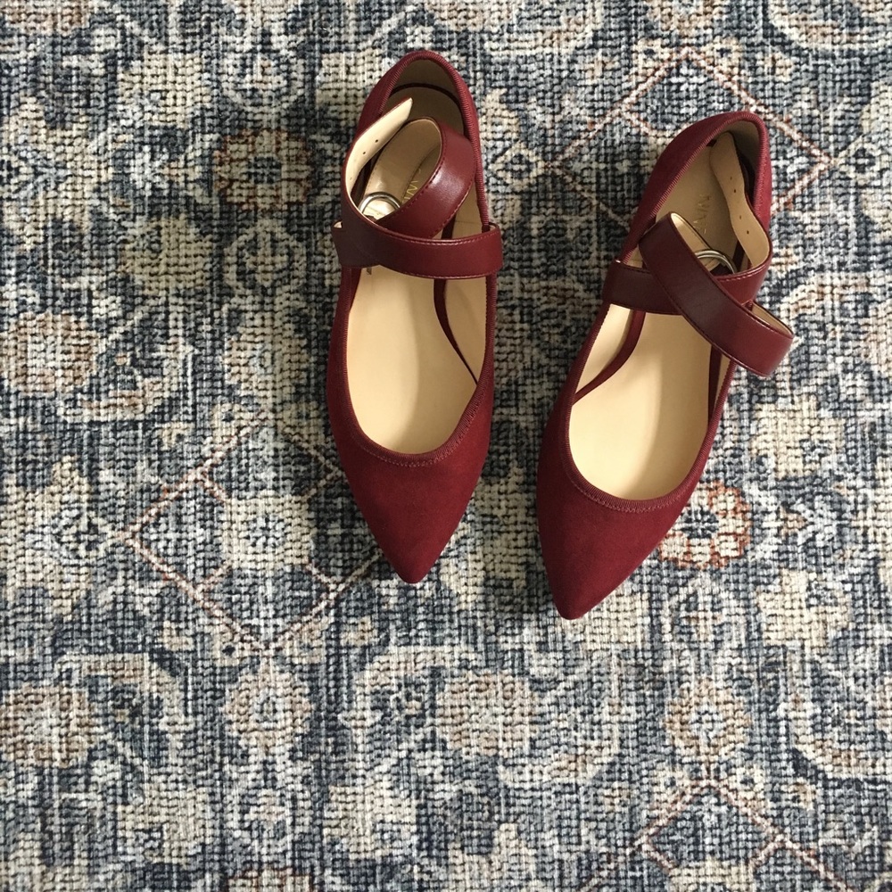 Nine West Ankle Strap Flats